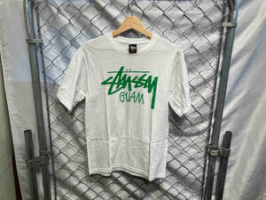 STUSSY GUAM Tee Size:SMALL Made in Mexico White Logo Designed Tee ステューシー グァムTシャツ 半袖Tシャツ ホワイト ロゴTee