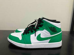 Nike ナイキ Air Jordan 1 Mid エアジョーダン1ミッド　スニーカー DQ8426-301 27.5cm UK8.5 緑 グリーン 白 ホワイト メンズ シューズ