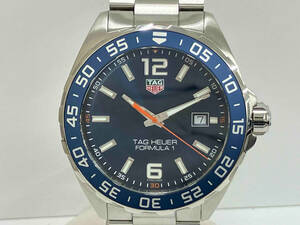 TAG HEUER FORMULA1 デイト WAZ1010.BA0842 WHC7＊＊＊ スティール 3針 200m/660フィート防水 ブルー文字盤 タグホイヤー クォーツ 腕時計