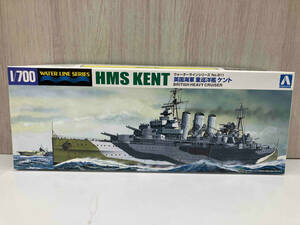 【箱付き】 プラモデル アオシマ 英国海軍 重巡洋艦 ケント 1/700 ウォーターライン No.811