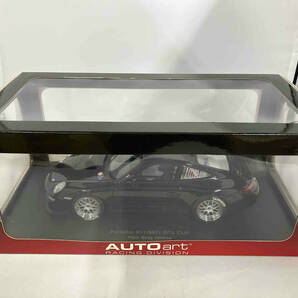現状品 AUTOart 1/18 ポルシェ 911 (997) GT3 カップ プレーンボディ (ブラック) オートアートの画像1
