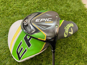 【ヘッドカバー付き】Callaway EPIC FLASH STAR ドライバー 9.5° Speeder EVOLUTION フレックスS