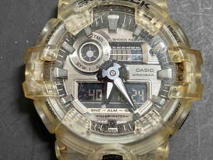 ジャンク 【動作品・訳あり】CASIO カシオ G-SHOCK ジーショック GA-700SK クォーツ　付属品無し