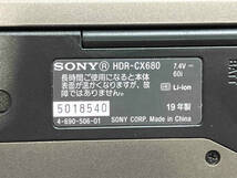 ソニー ハンディカム HDR-CX680 ムービー(ゆ12-01-03)_画像6