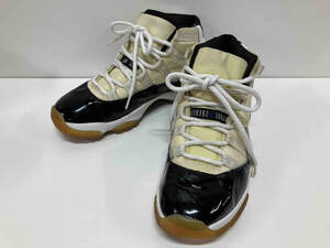 【観賞用】NIKE ナイキ AIR JORDAN 11 RETRO CONCORD 136046-101 スニーカー メンズ 26.5cm ブラック×アイボリー系