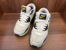 NIKE ナイキ AIR MAX 90 エアーマックス ESSENTIAL AJ1285-101 スニーカー　ローカットスニーカー ホワイト ネイビー イエロー サイズ27㎝_画像1