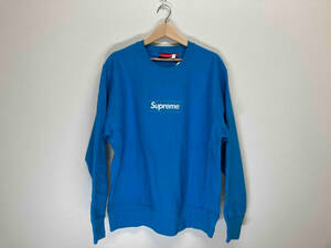 ライトブルー Supreme Box Logo Crewneck Sweatshirt Blue 18AW シュプリーム スウェット L