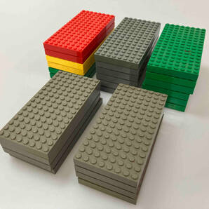 LEGO レゴ 基礎板 ベースプレート 大量まとめ売り※裏も使える 厚い 道路 繋がる プリントパーツの画像3