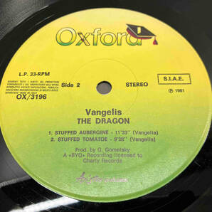 【LP盤Rock】VANGELIS /THE DRAGON （OX3196）ヴァンゲリスの画像5