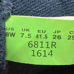Timberland ティンバーランド スウェード スエード ショートブーツ サイズ26cm ネイビー 紺の画像7