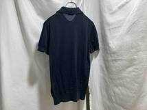 MONCLER MAGLIA TRICOT POLO マグリア トルコ 半袖ポロシャツ ネイビー SIZE M モンクレール_画像2