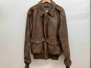 AVIREX U.S.A A-2 1978-01 OLD LEATHER FLIGHT JACKET アヴィレックス オールドレザー フライトジャケット 革ジャン レザージャケット