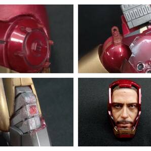 ジャンク HOT TOYS MARVEL IRONMAN MARK VI ホットトイズ マーベル アイアンマン マーク6 フィギュア 破損有 欠品有 未チェックの画像6