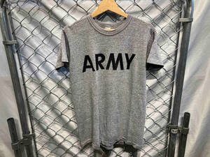 Champion 80s トリコタグ armyプリント 霜降りグレー 半袖Tシャツ Sサイズ 店舗受取可