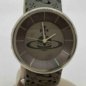 ジャンク Vivienne Westwood ヴィヴィアンウエストウッド VV020SLBK 裏蓋閉まらない リューズ無し クォーツ 腕時計の画像1