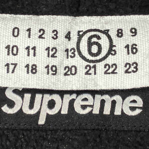 Supreme x MM6 Maison Margiela Box Logo Hooded シュプリーム メゾン マルジェラ フォイル ボックス ロゴ フーデッド パーカー サイズ XLの画像5