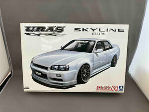 プラモデル アオシマ 1/24 URAS ER34 スカイライン TYPE-R ‘01 ニッサン ザ・チューンドカー No.4