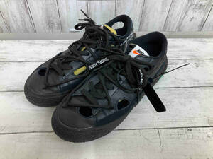 OFF-WHITE × BLAZER LOW "BLACK" DH7863-001 （ブラック/オプティイエロー/ブラック）