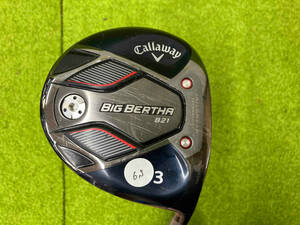 キャロウェイ Callaway BIG BERTHA B21 ATTAS DAAAS フェアウェイ フレックス6S 番手 3 フェアウェイ ゴルフ クラブ