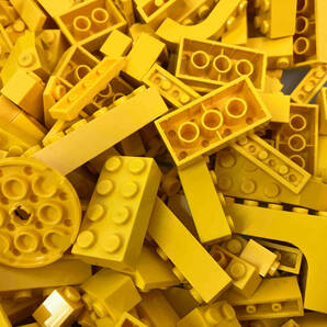 LEGO 色分けブロック バラ 【黄色/イエロー】3Kg以上 大量 まとめ売り パーツ プレート 基本ブロック 特殊ブロック 部品取りの画像10
