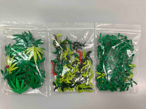 LEGOレゴ 植物パーツ 100g ソードリーブス 海草 竹 葉っぱ 緑色