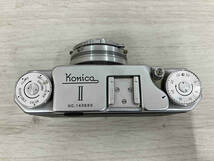 ジャンク KONICA II B コニカ フィルムカメラ KONISHIRO HEXAR レトロ_画像3