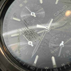 【1円スタート】CASIO カシオ ウェーブセプター WVQ-400 ソーラー 腕時計(ゆ24-04-18)の画像5