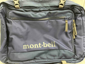 【美品】mont-bell／3WAY／トライパック 30／リュック／バックパック／ビジネスバッグ／ショルダーバッグ／ネイビー／モンベル