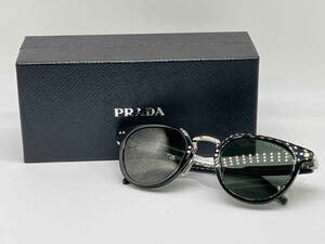  с коробкой /PRADA Prada / солнцезащитные очки / черный /SPR17Y/4922 магазин квитанция возможно 