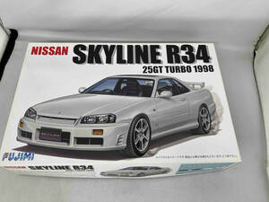 現状品 プラモデル フジミ模型 1/24 R34 スカイライン 25GT ターボ1998 インチアップ