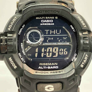 【1円スタート】CASIO カシオ G-SHOCK RISEMAN GW-9200BWJ ソーラー 腕時計(ゆ25-04-04)の画像1