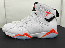 NIKE ナイキ CU9307-160 Air Jordan 7 Retro White Infrared エア ジョーダン 7レトロ スニーカー シューズ 靴 27cm メンズ_画像2