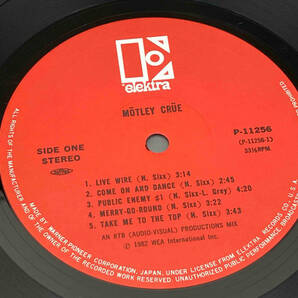 レコード LP盤 華麗なる激情 モトリー・クルー MOTLEY CRUE (P-11256)の画像6