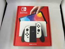 1円スタート Nintendo Switch(有機ELモデル) Joy-Con(L)/(R) ホワイト(HEGSKAAAA) 中古_画像1