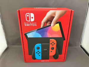 Nintendo Switch(有機ELモデル) Joy-Con(L)ネオンブルー/(R)ネオンレッド(HEGSKABAA)