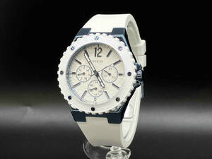 Угадай [Угадай] СМОТРЕТЬ ОВСУАЛЬНОЕ ВОЗДЕЛЕНИЕ W0149L6 White x Blue White Dial Daitate SS Rubber Reft Relt Box