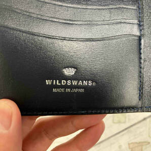 WILD SWANS ネイビー 二つ折り財布 ワイルドスワンズの画像3