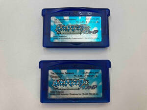 ジャンク 1点1円スタート【※読み込み不良有り】GBA ポケットモンスター サファイア　2点セット