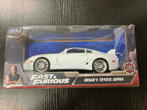 キズ有り　Jadatoys FAST&FURIOUS BRIAN'S TOYOTA SUPRA ダイキャスト_画像1