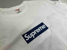 Supreme /シュプリーム/15ss/yankees box logo tee /ボックスロゴ/ホワイト/M/背中に穴有り_画像5