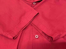 KING LOUIE キングルイ 70s ボーリングシャツ 半袖シャツ アメリカ製 深紅色 サイズML_画像6