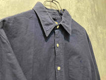 NIGEL CABOURN LYBRO work long shirt ワーク 長袖 シャツ ネイビー SIZE 48 刺繍 ナイジェル ケーボン ライブロ_画像3