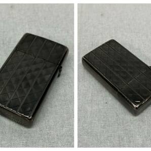 ［箱付］ZIPPO ジッポー Slim スリム Armor Case アーマーケース 彫刻 2010年製 喫煙 タバコ 煙草 ライターの画像3