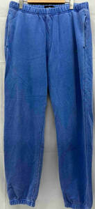 XLARGE エクストララージ　PIGMENT SWEAT PANTS スウェットパンツ　ブルー　Lサイズ　プリントデザイン　綿100%