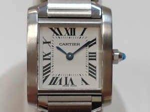 【保存ケース付】 Cartier カルティエ タンク フランセーズ 2384 クォーツ 腕時計