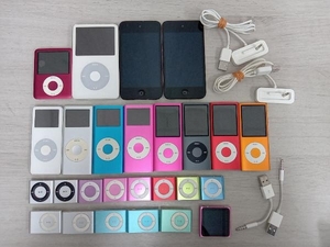 ジャンク Apple iPod 各種まとめ売り 26個 / 接続ケーブル 4本