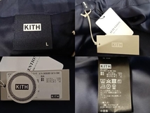 【美品タグ付き】 KITH キス ブルゾン Lサイズ ネイビー ダイス柄 市松模様 薄手_画像7