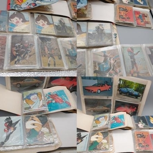 ジャンク 駄菓子系レトロミニカード、アルバムまとめセット 約60サイズ分の画像2