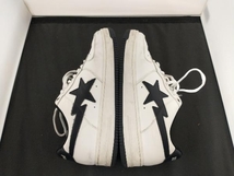 A BATHING APE アベイシングエイプBAPE STA OZXSHM1919121 スニーカー サイズ26.5cm ホワイト 店舗受取可_画像2