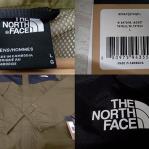 美品 THE NORTH FACE M ANTORA JACKET NF0A7QEY4Q6-L ノースフェイス ナイロンジャケット バイカラー カーキ メンズ L アウトドアの画像4